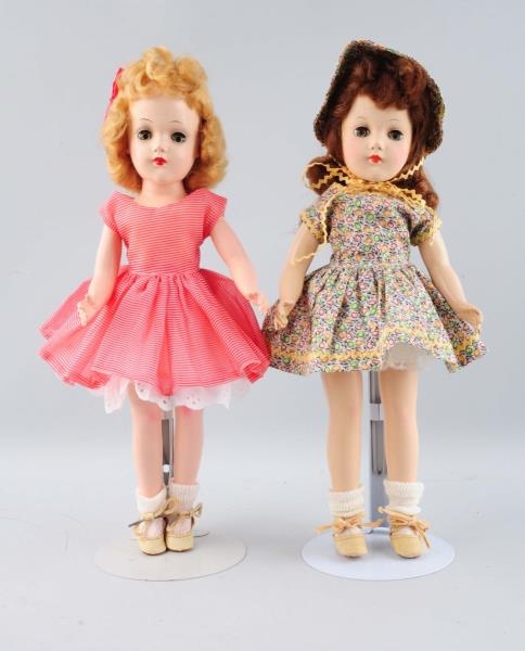 LOT OF 2: 1950S H.P. MARY HOYER DOLLS.           