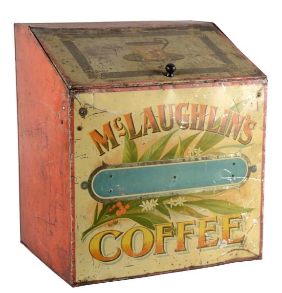 LARGE MCLAUGHLINS COFFEE TIN                     