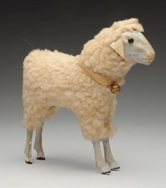 WOOL COVERED BLEATING SHEEP CANDY CONTAINERS.     