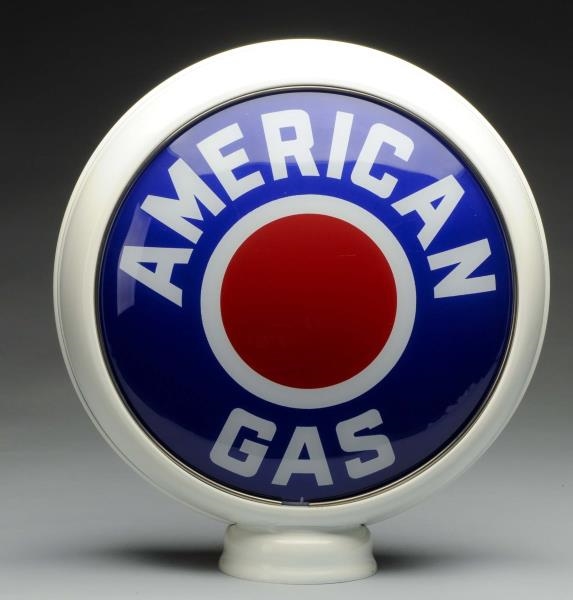 AMERICAN GAS 15" GLOBE LENSES.                    