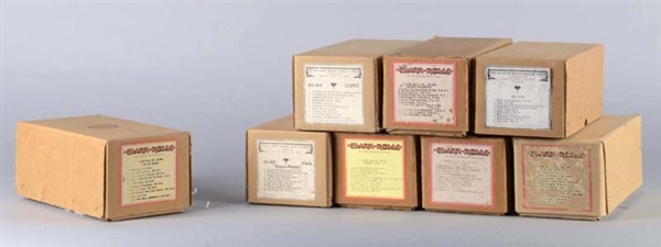 LOT OF 8: G-STYLE 65 NOTE PLAYER PIANO ROLLS 4X108