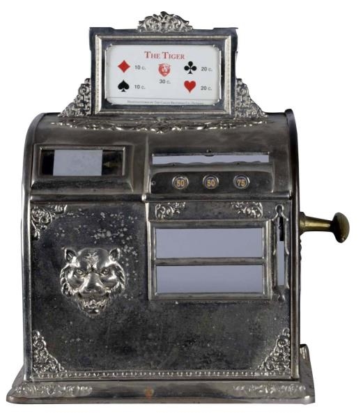 CAILLE BROS. THE TIGER SLOT MACHINE CABINET       