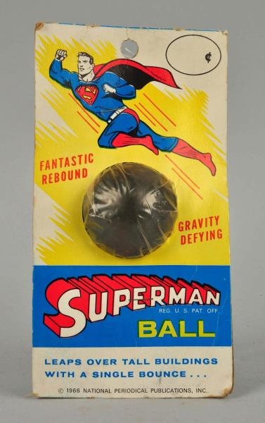 SCARCE SUPERMAN RUBBER BALL.                      