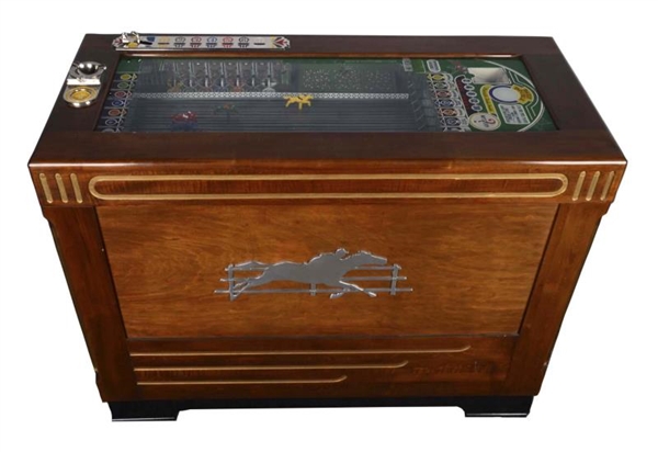 **5¢ BAKERS PACERS HORSE RACE MACHINE             