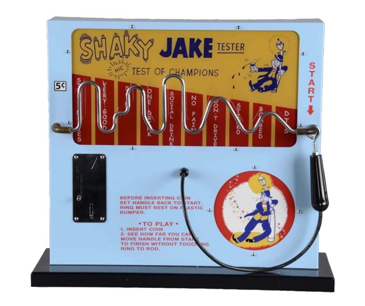 5¢ SHAKY JAKE SOBRIETY TESTER COUNTER MACHINE     