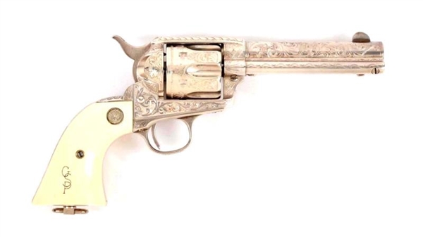 (A) GEORGE S. PATTON ENGRAVED FIRST GEN. COLT SAA.
