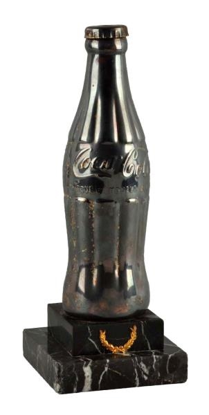1940S - 50S COCA - COLA STERLING SILVER BOTTLE. 