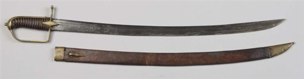 FRENCH DRAGOON SWORD WITH SCABBARD.               