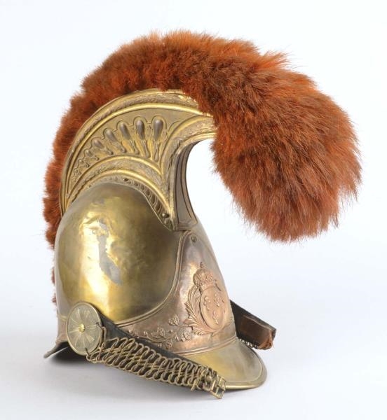 FRENCH CUIRASSIER OR CHASSEUR HELMET.             