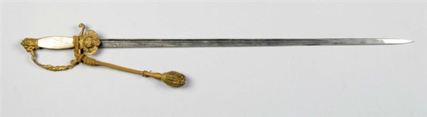 DELUXE AUSTRIAN-HUNGARIAN OFFICER’S SMALL SWORD.  