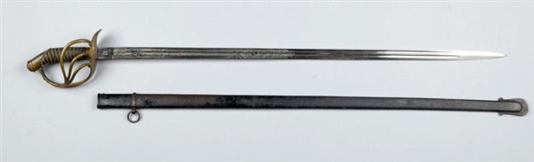 IMPERIAL GERMAN MODEL 1854 OFFICER’S SWORD.       