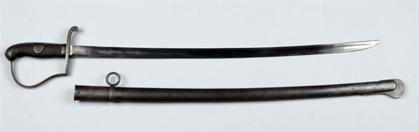 ENGLISH MODEL 1828 SWORD WITH SCABBARD.           