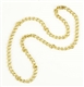 GOLD CURB LINK CHAIN.                             