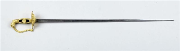 FRENCH NON-REGULATION OFFICER’S NAVAL SMALL SWORD.