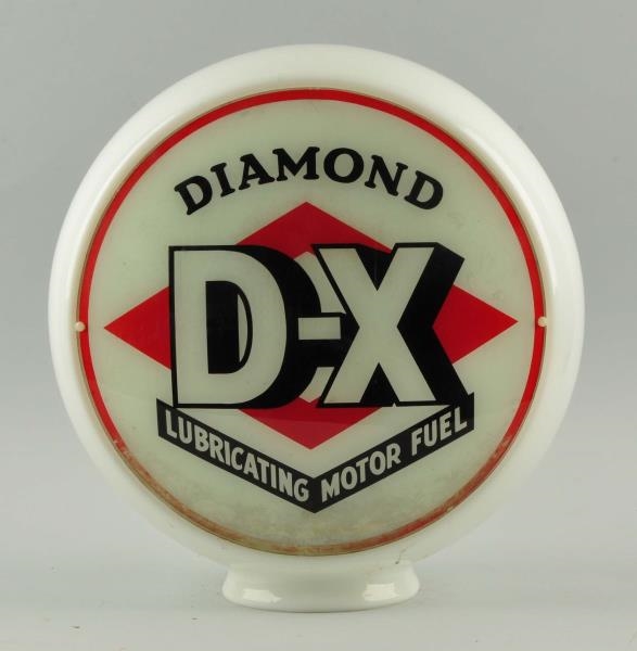 D-X DIAMOND (GAS) 13-1/2" GLOBE LENSES.           