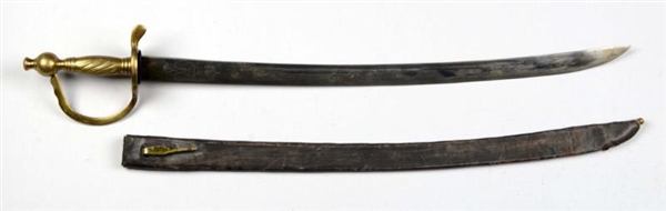 FRENCH GRENADIER SWORD WITH SCABBARD.             