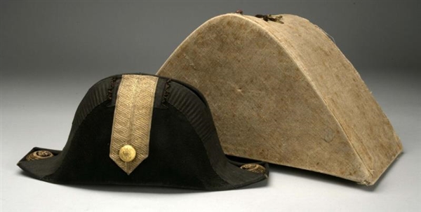 CASED AUSTRO-HUNGARIAN OFFICER CHAPEAU OR BICORN. 