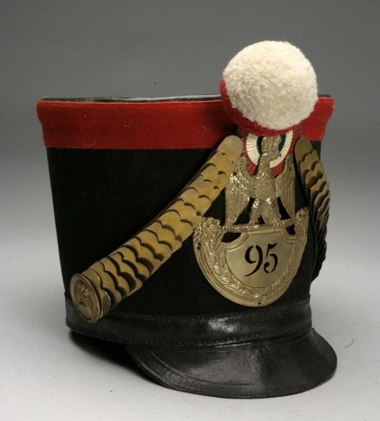 FRENCH NAPOLEONIC 95TH OF THE LINE SHAKO.         