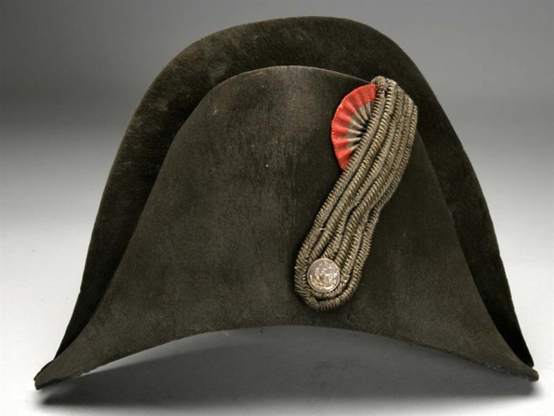 FRENCH FIRST EMPIRE NAVAL OFFICER’S CHAPEAU.      