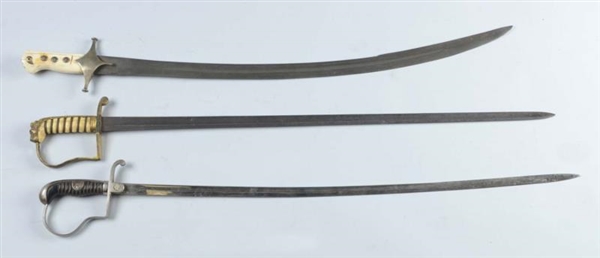 LOT OF 3: TWO P-GUARD SABRES & EASTERN SABRE.     