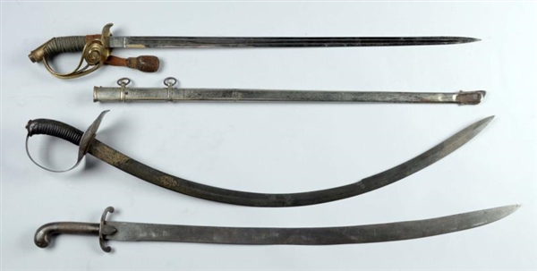 LOT OF 3: THREE MIDDLE EASTERN SABRES.            