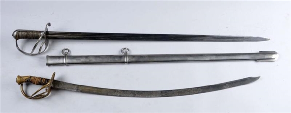 LOT OF 2: CAVALRY SABRES.                         