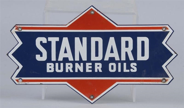 STANDARD BURNER OILS DIECUT SIGN                  