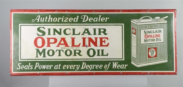SINCLAIR MOTOR OIL WITH CAN SIGN                  