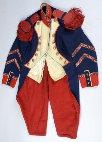FRENCH DRUMMERS COATEE AND WAISTCOAT.             