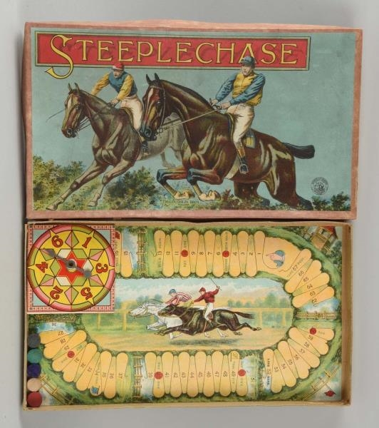STEEPLE CHASE RACING GAME IN BOX.                 