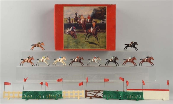 HORSE JUMPING GAME WITH BOX.                      