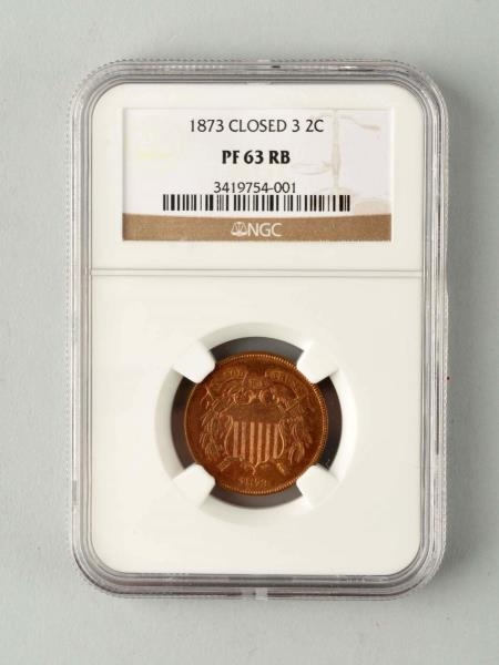 1873 2¢ COIN.                                     