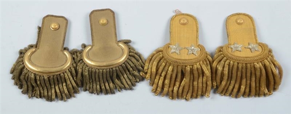 LOT OF 4:  TWO PAIRS OF OFFICER EPAULETTES.       