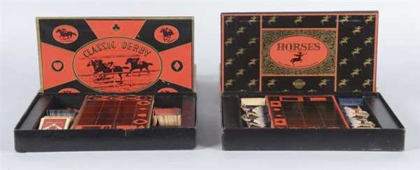 LOT OF 2: 1920S HORSE RACE BOARD GAMES            