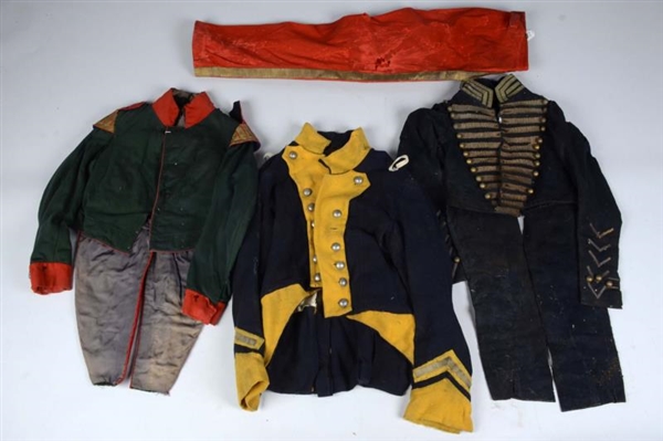 LOT OF 10: DAMAGED MILITARY UNIFORMS & TROUSERS.  