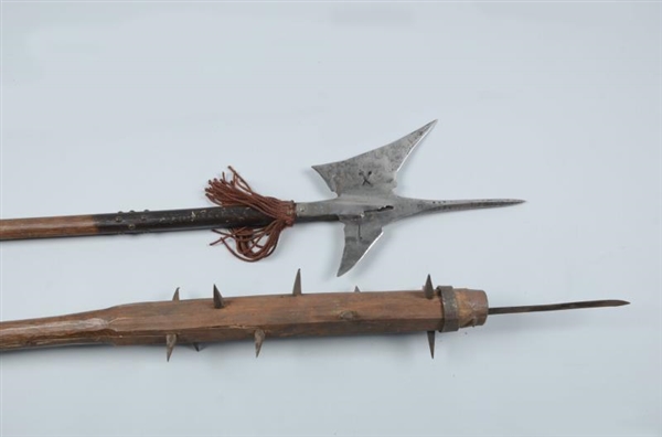 LOT OF 2:  ASSORTED POLEARMS.                     
