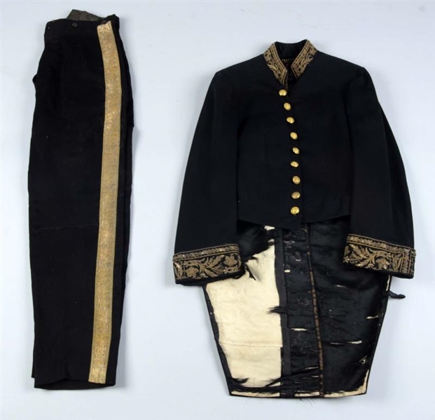 FRENCH OFFICER’S TAILCOAT & TROUSERS.             