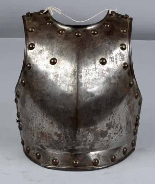 FRENCH CUIRASS & BREAST PLATE FROM WATERLOO.      