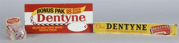 LOT OF 3: DENTYNE CHEWING GUM ADVERTISING PIECES  