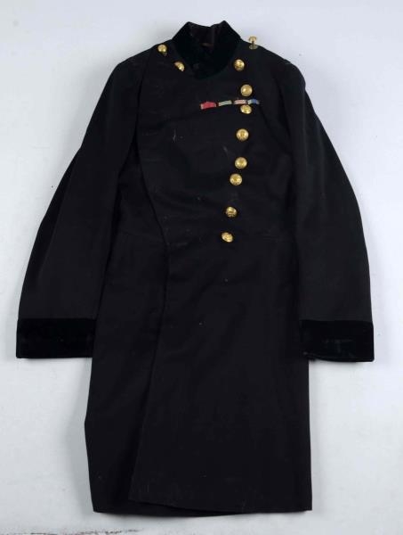 FRENCH (?) DOUBLE BREASTED FROCK COAT.            