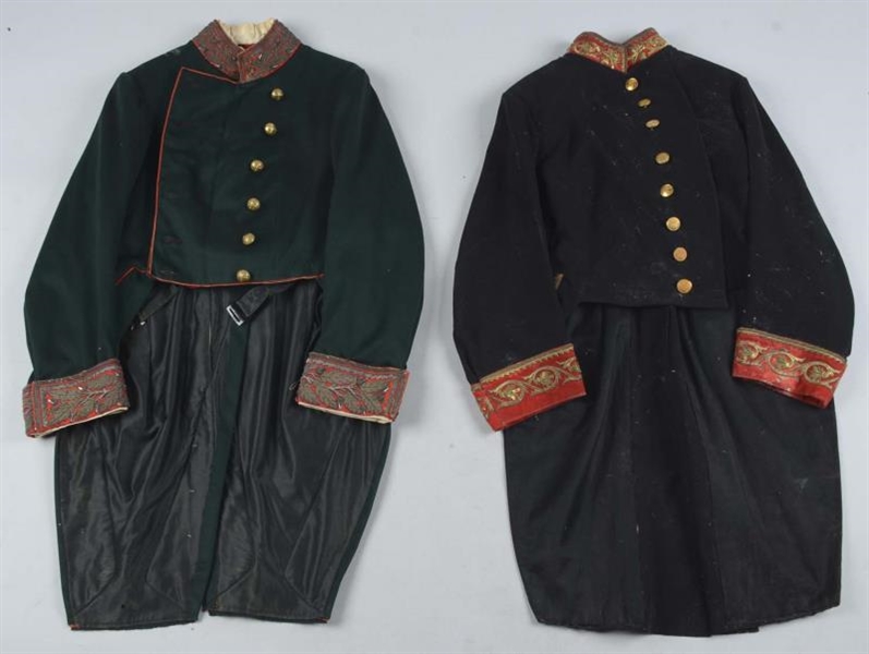 LOT OF 2: FRENCH AND IMPERIAL GERMAN TAILCOATS.   