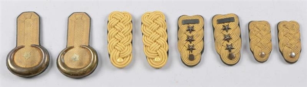 LOT OF 4: EPAULETTES AND THREE SHOULDER BOARDS.   
