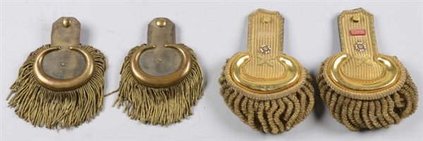 LOT OF 2: PAIR OF OFFICERS EPAULETTES.           