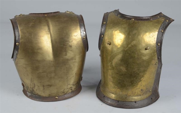 TWO PIECES OF PLATE ARMOR.                        