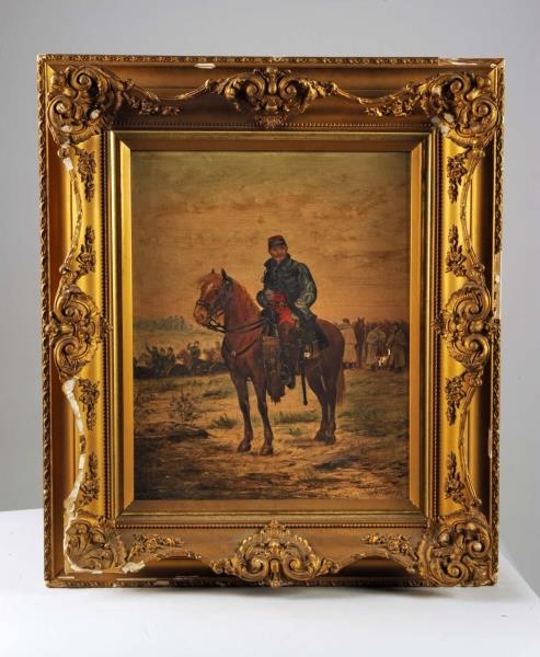 PAINTING OF UNION SOLDIER.                        