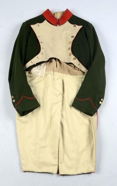 EARLY FRENCH ARTILLERY TAILCOAT.                  