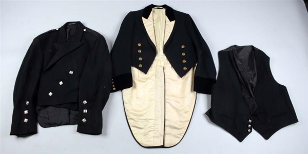LOT OF 2:  OFFICER OR DIPLOMAT UNIFORMS.          