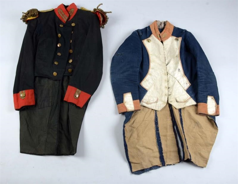LOT OF 2: FRENCH TAILCOATS.                       