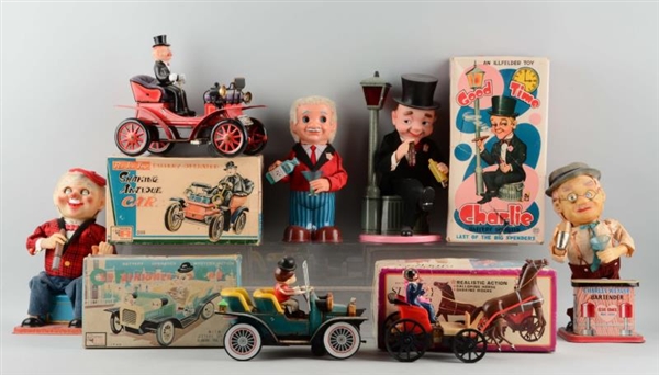 LOT OF 7: BATTERY-OPERATED TOYS.                  