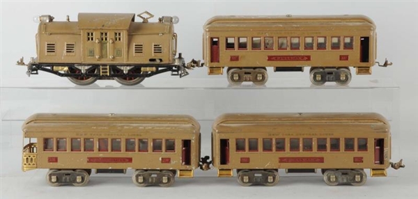 EARLY LIONEL NO. 10 WITH NO. 337 & 337 CARS.      